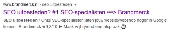 meta gegevens seo uitbesteden