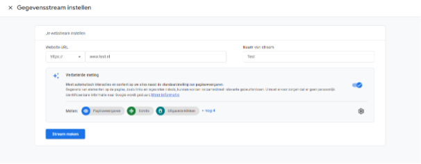 Google Analytics 4 Servicevoorwaarden accepteren