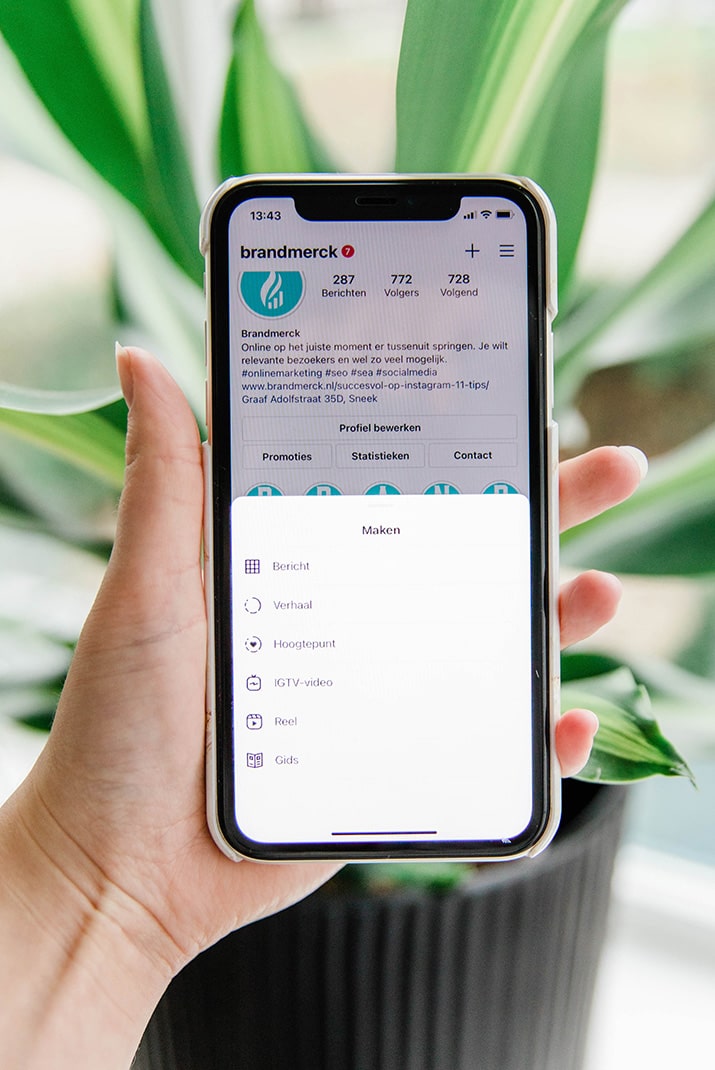 waar vind je instagram guides