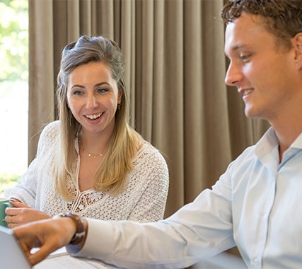 enthousiaste collega's