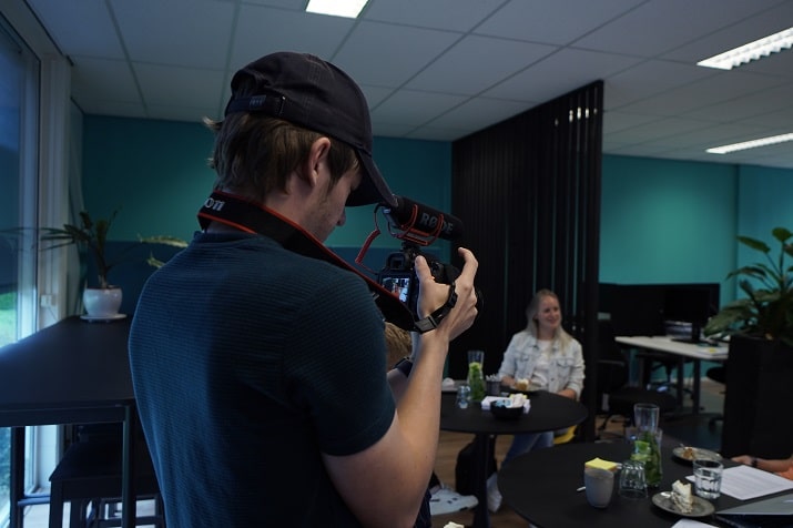 Content marketing filmen